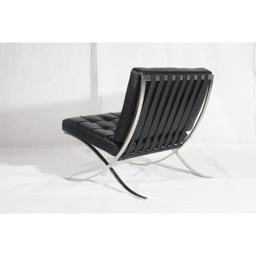 Modern Furniture Black Leather Barcelona Chair Replica