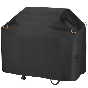 waterproof barbecue cover 210D oxford fabric gas barbecue cover with reflective strips Heavy Duty Gas Grill Cover