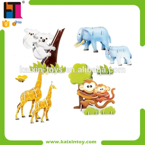 10234933 China Wholesale Price 74 PCS Intelligent Toy Paper 3D Puzzle