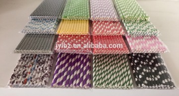 disposable drink straws paper straws