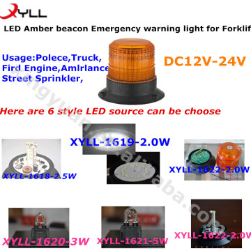 25w beacon light with strong magnetic , warning car roof light , used military vehciles rotating light