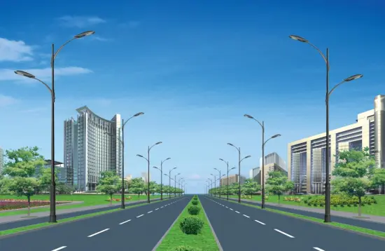 Galvanized Street Light Pole