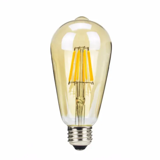ST64 LED lighting amber led bulb e26 e27 emergency dimmable bulbs replacement incandenscent bulb