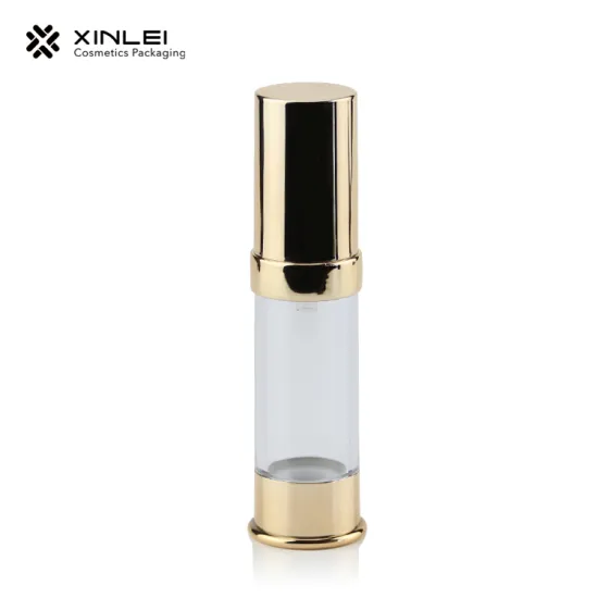 20ml Empty Gold Cosmetic Plastic Airless Bottle