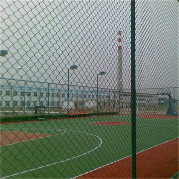 PVC Coated Chain Link Fence for School Playground