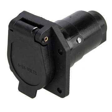 7-Way 7 Pin Connector Adapter for RV Trailer Truck (6-24V)