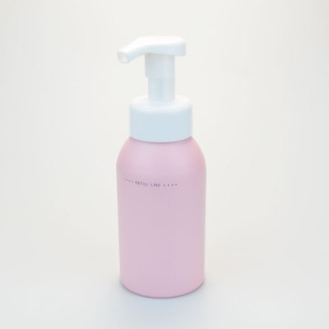 luxury matte pink color 500ml 300ml 200ml 150ml body wash hand sanitizer soap empty foam pump aluminum bottles