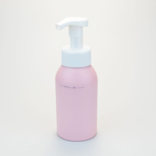Luxury mate rosa color 500ml 300ml 200ml 150 ml de lavado de carrocería jabón para jabón de espuma vacía botella de aluminio