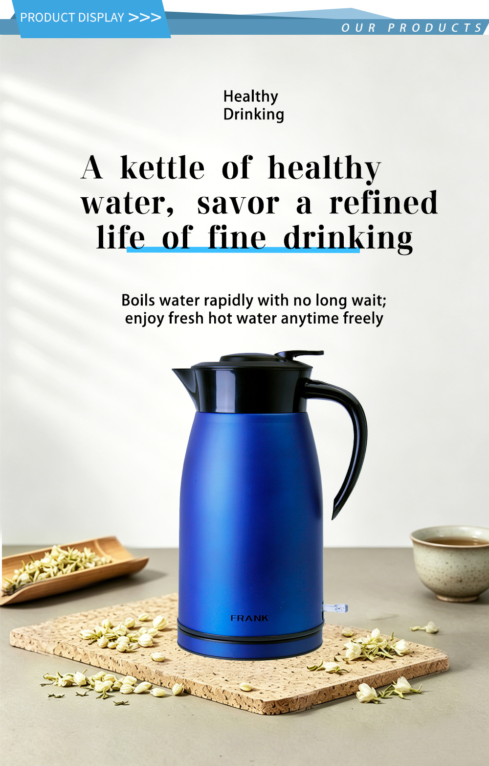 304 stainless steel kettle FK-1801