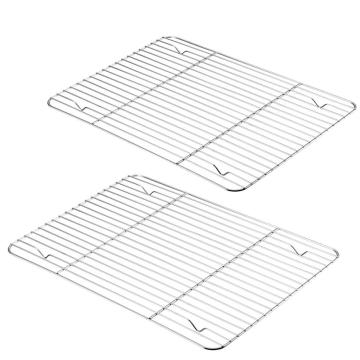 Stainless Steel Cooling Rack Baking BBQ Grilling Mesh Net