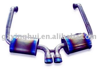 Full Titanium Exhaust Muffler for Porsche