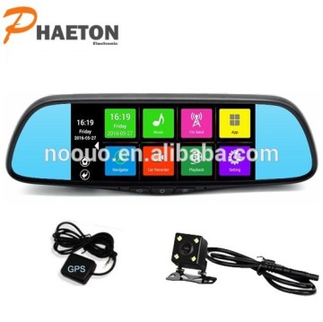 HD 6.86" 3 In 1 Rearview Mirror + Front Car DVR + Rear view Camera D20