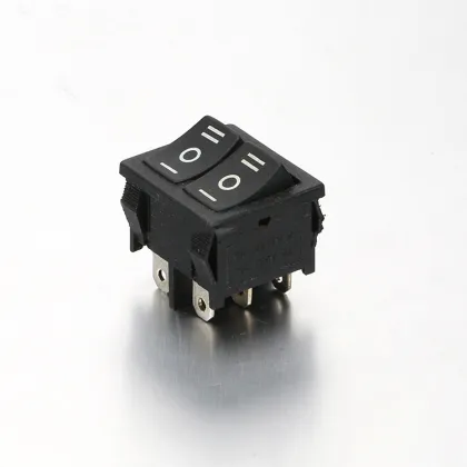 Mini Electric Square Double Pole Rocker Switches