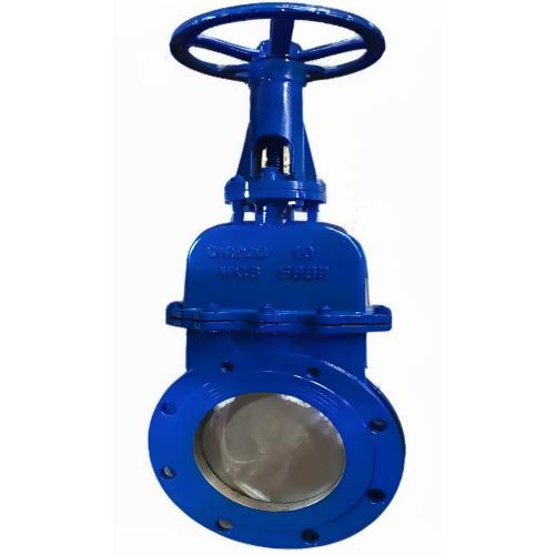 Válvula de faca de vedação dura de metal manual