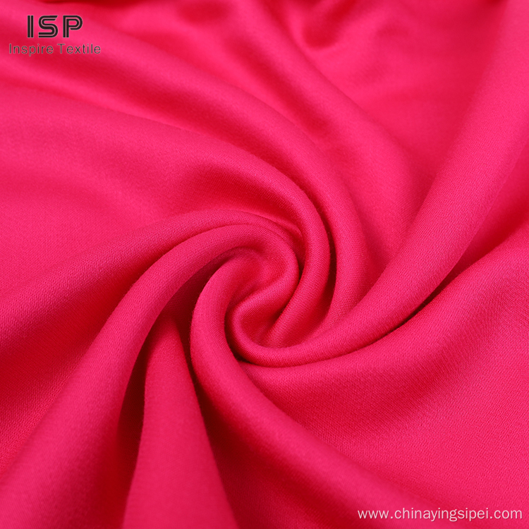 Plain Printed Fabric Viscose 100%Rayon Satin For Dress