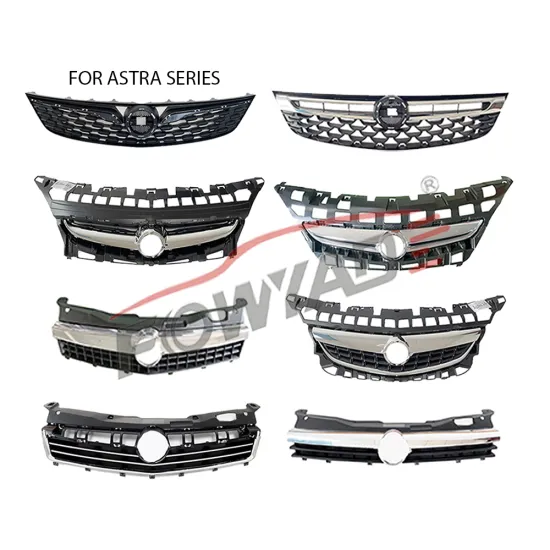 Steel Front Grille for Opel Vauxhall Astra J 2014 (Part Numbers: 13387218, 13368850)