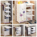 Organisateur d'entrée compact et simple pour porte-chaussures