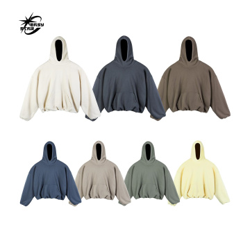 High Quality 500gsm Heavyweight Drop Shoulder Oversized Men's Hoodie