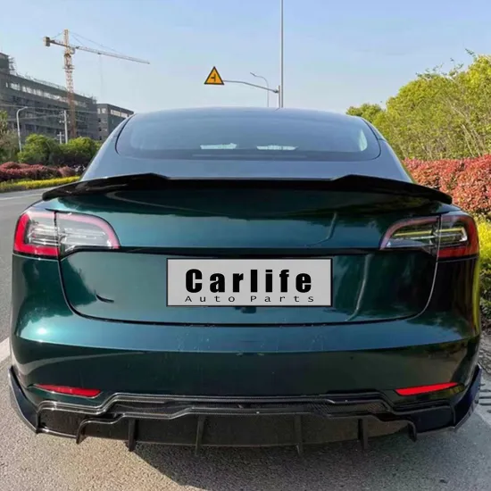 Tesla Model 3 2017-2020 Front Bumper Lip Splitter Body Kit