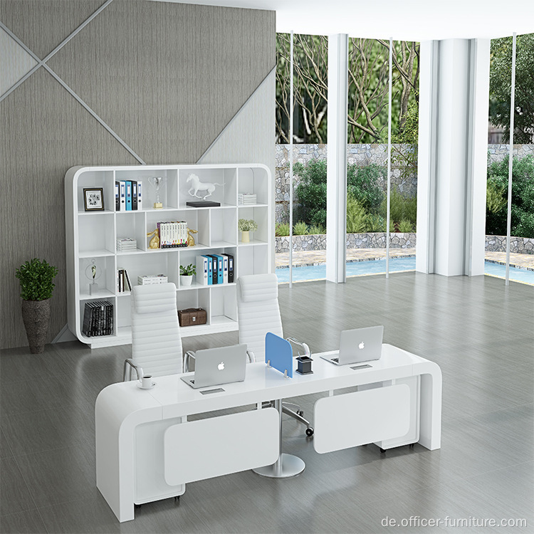 Mode weiße Mitarbeiter Office Desk Kombination Arbeit Desk
