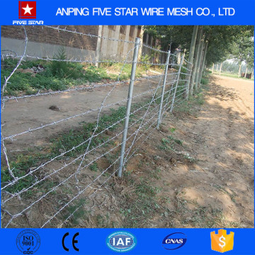 2.0mm/250m Barbed Wire Fencing Mesh for Sale