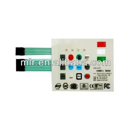 backlight membrane switch panel panel connect to PCB board