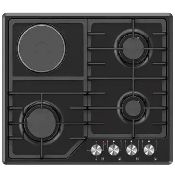 OEM/ODM Factory 4-Burner Gas Stove with 3 Gas and 1 Electric Hob