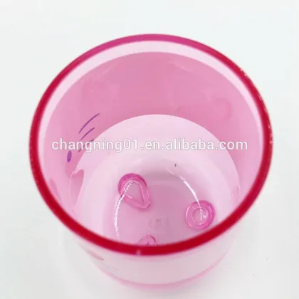 DIY cup Plastic Cartoon cat cup/Tooth brushing cup