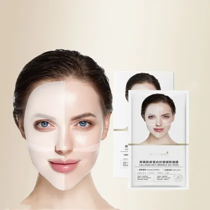 OEM BANGWEI White Bio-Collagen Disposable Overnight Facial Sheet Mask