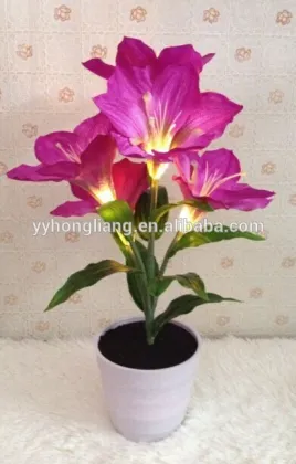 decorations flower light lily