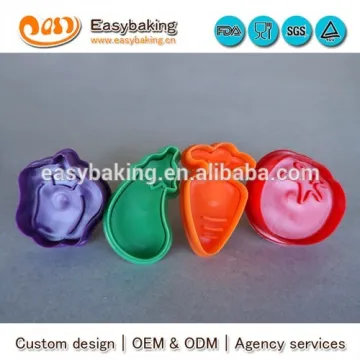 Factory custom supply Vegetables plastic cookie cutter stamp