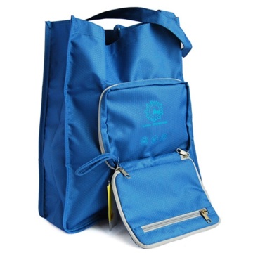 Outdoor Foldable Blue Travel Bag