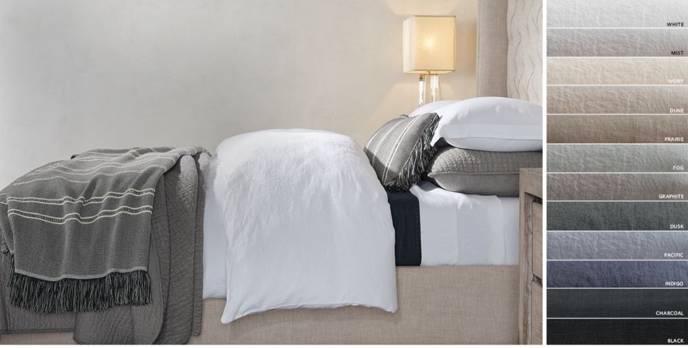 100% French Linen Fabric, Flax Linen Bed Sheets Fabric Wholesale