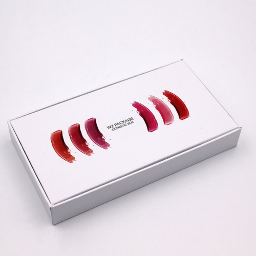 Dostosowane logo kosmetyczne szminki pudełka z kartonami