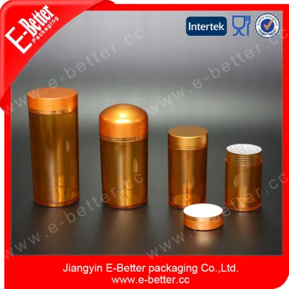 empty clear pet medicine bottle