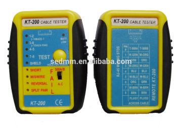 LCD SHIELD Quickly Identifies KT-200 Cable Tester