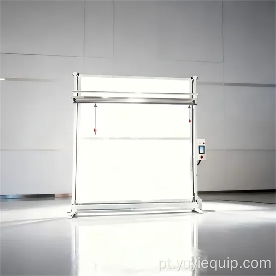 Máquina de corte de tecido para cortina de luz LED com talha 1,2 kW, 110-220 V
