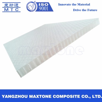 White Non Woven Plastic Honeycomb Core Panel