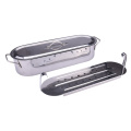 Stainless steel grill pan for grilling fish