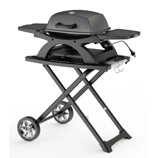 Electric BBQ Grill with Trolley