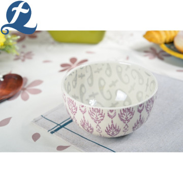 Custom Printing Design Different Color Ceramic Soup Bowl