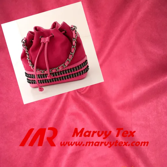 100% nylon lining suede fabric buy for lining of handbags