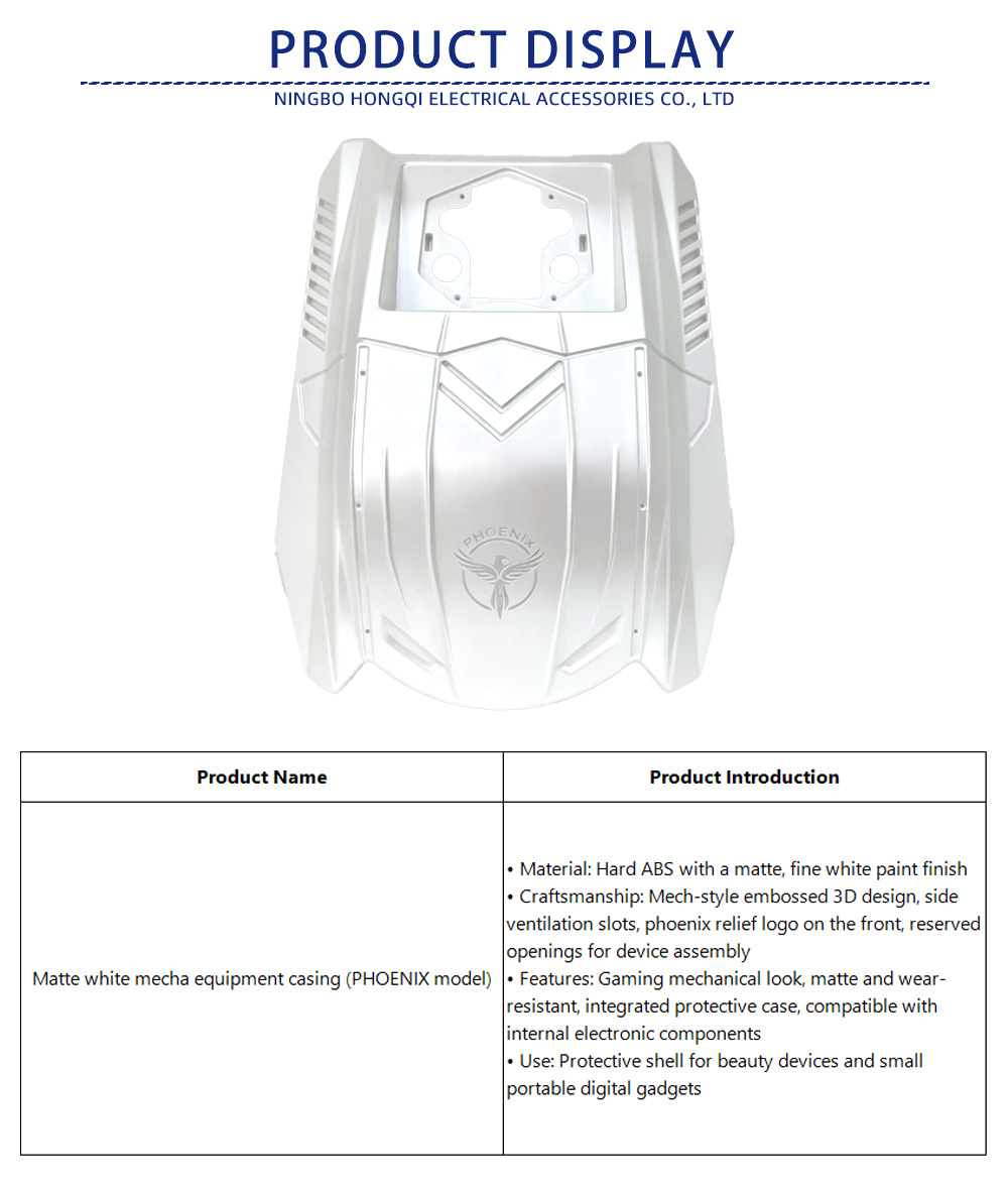 24-Matte white mecha equipment casing (PHOENIX model)-x