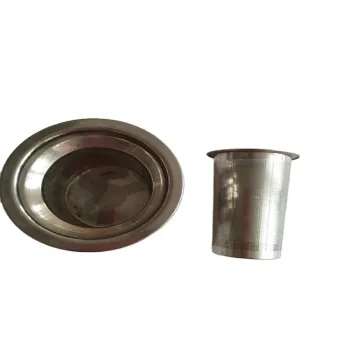 Stainless Steel Coffee and Tea Filter Container with Mesh Sieve