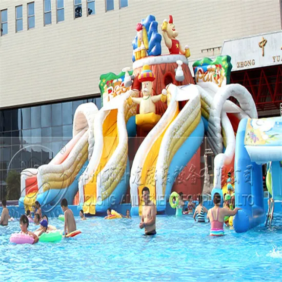 Lake Portable inflatable water slides bouncers for kids