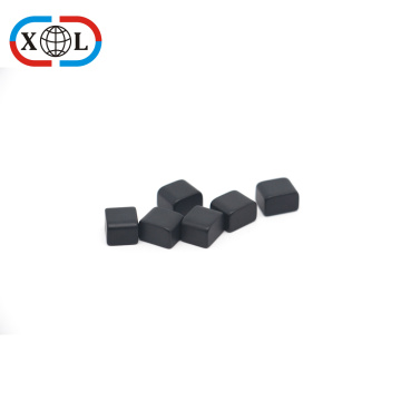 Black Epoxy Coating Rectangle Permanent Magnet with chamfer