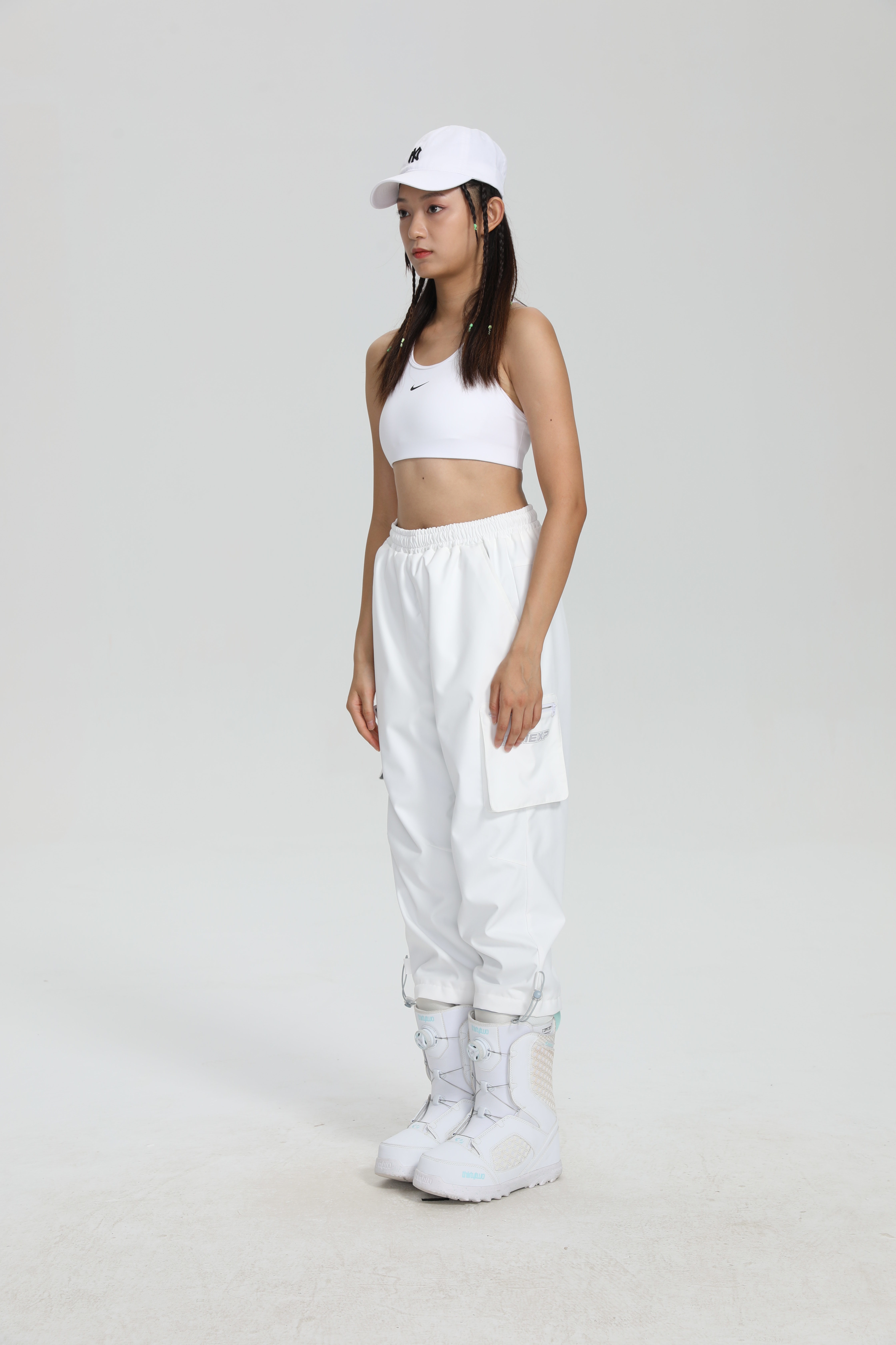Ski pants women's veneer skinny tide girdle