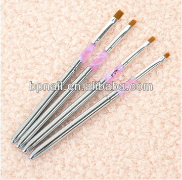 Copper tube Nail Gel brush
