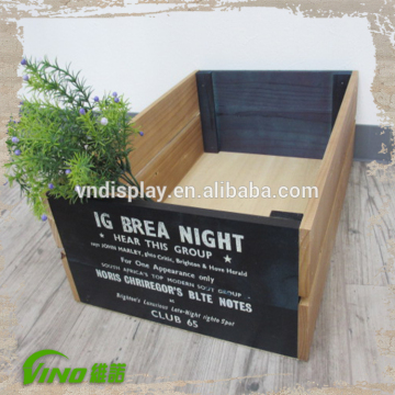 Distressed Wood Crate , Storage Crate , Wooden Storage Crate