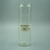 400ml Clear Straight Side Cylinder Glass Vase Ornamenting with Cross Engraving